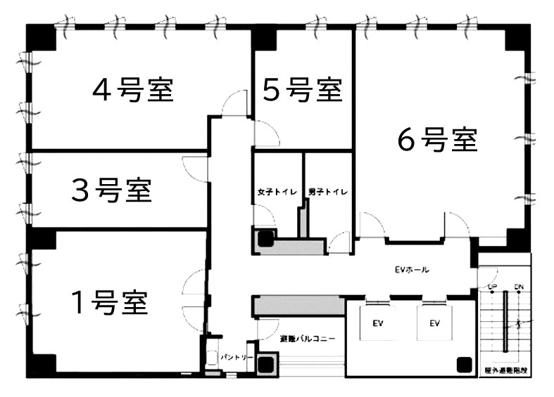 ビル図面:クリックで拡大表示
